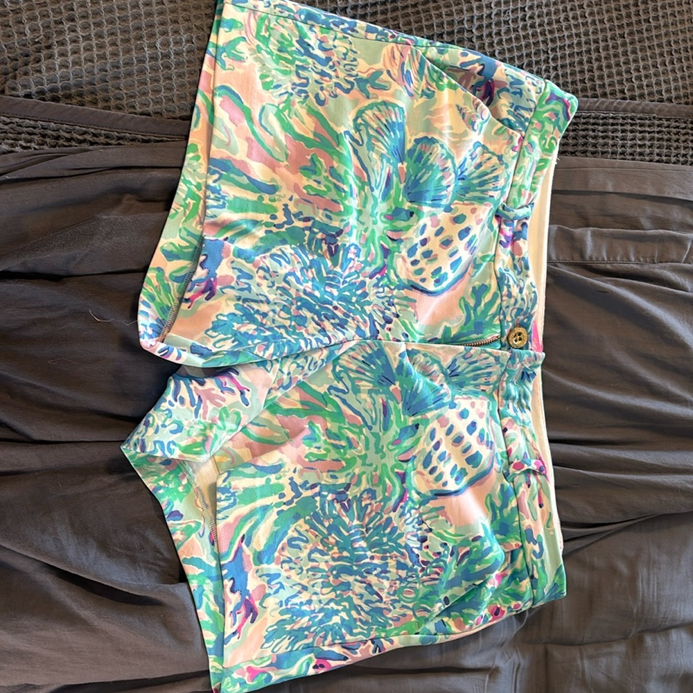 Lilly Pulitzer size 12 Callahan knit short Amethyst Tint